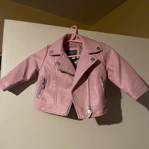 Baby Girl Leather Jacket